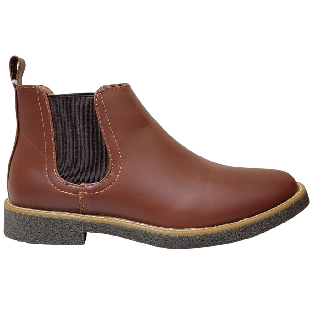 Deer Stags Men Rockland Chelsea Ankle Boots Size US 10M Redwood Vegan Leather - Picture 2 of 5